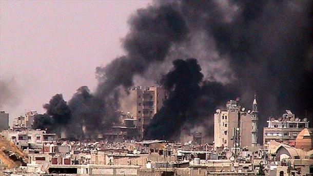 شام میں بمباری میں 63 افراد ہلاک