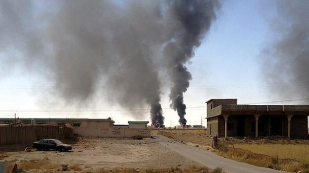 İŞİD-in Suriyanın Rakka şəhərindəki qәrargahları bombalanıb. 