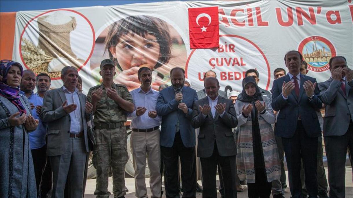 ارسال 10 کامیون کمک‌های مردم شانلی‌اورفای ترکیه به سوریه