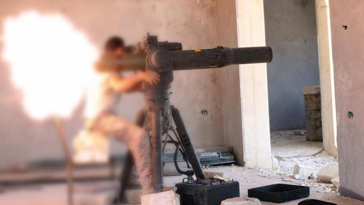 ÝPG/PKK Amerikada öndürlen TOW raketasy bilen hüjüm gurady