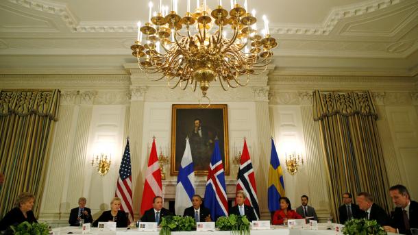 Amerikai-skandináv csúcstalálkozó zajlott a Fehér Házban