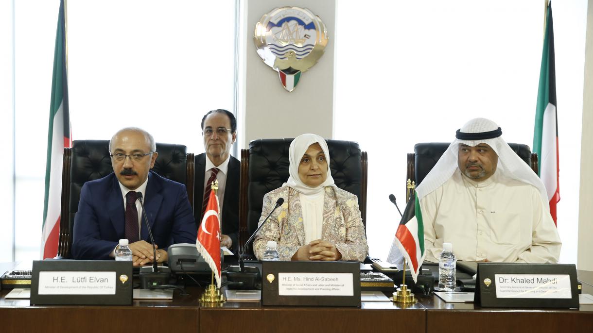 ہم ترکی اور کویت کے درمیان تجارتی حجم کو مزید بڑھانے کے خواہش مند ہیں