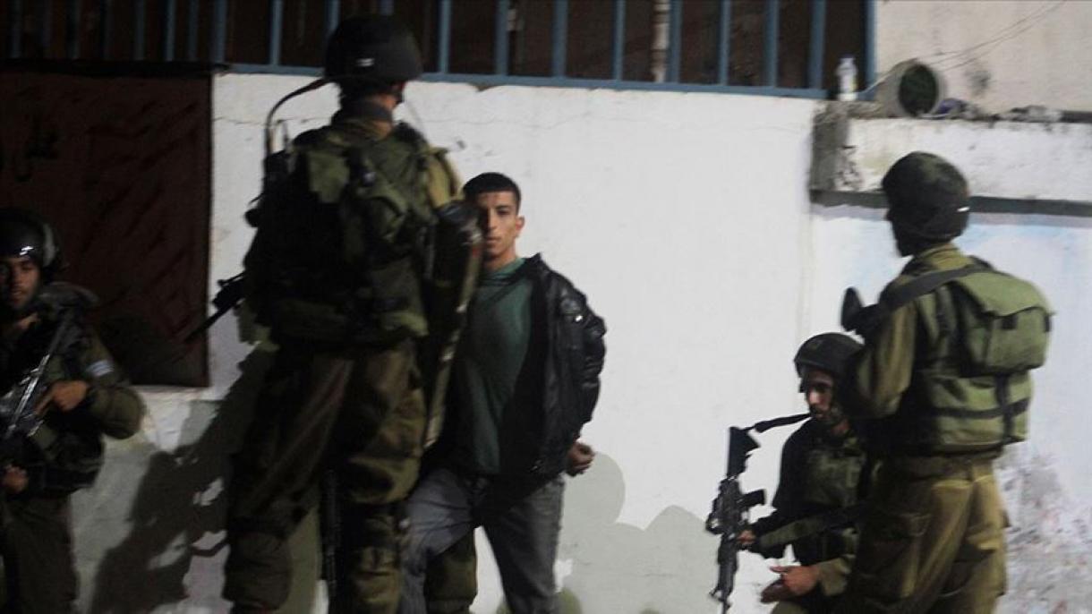 以色列士兵拘留8名巴勒斯坦人