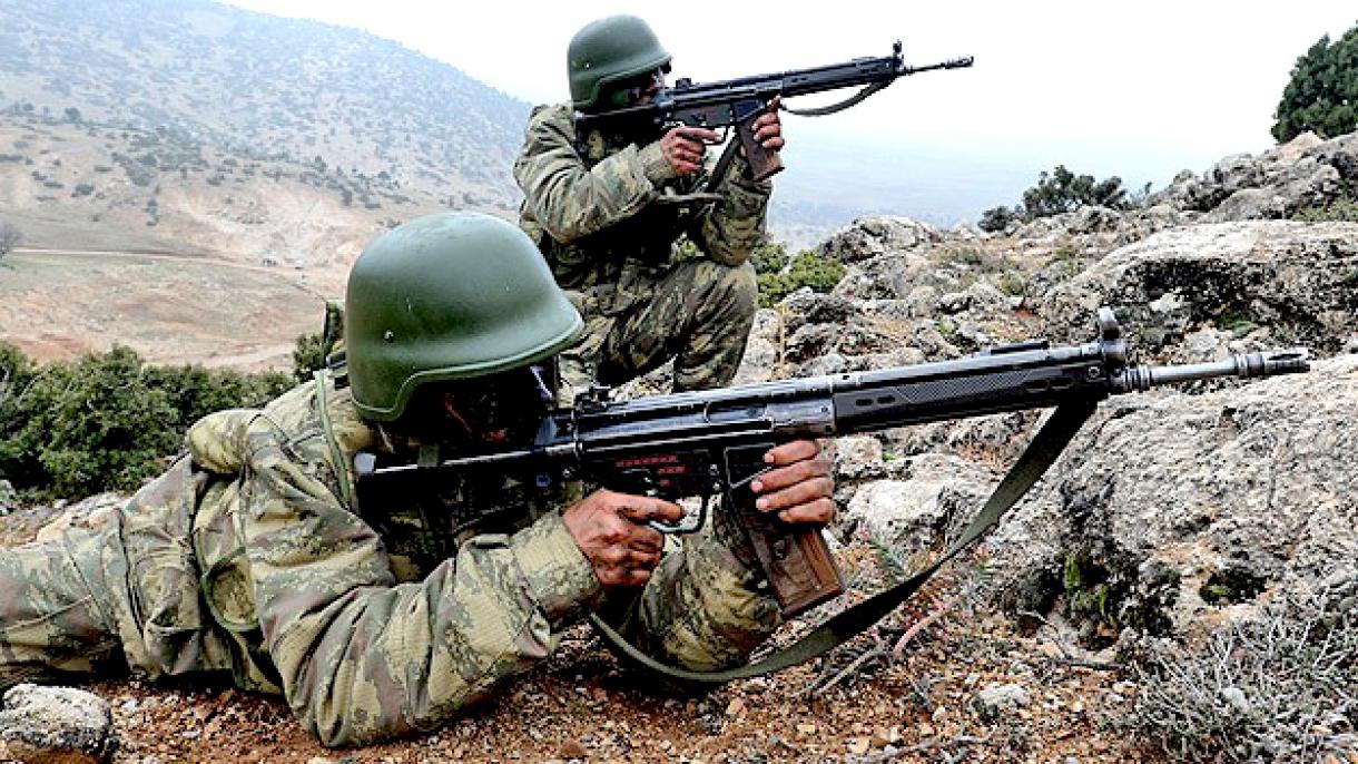 نیروهای مسلح ترکیه، 17 تروریست پ.ک.ک را در حکاری به هلاکت رساندند