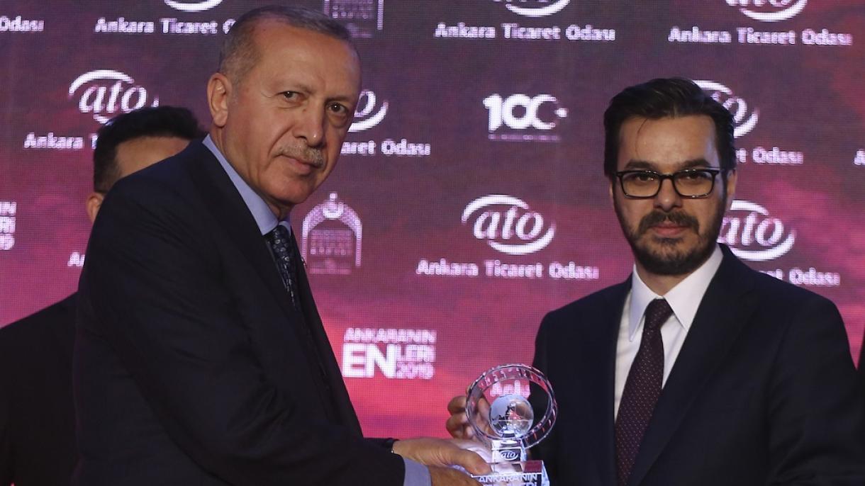Το Εμπορικό Επιμελητήριο της Άνκαρα απένειμε βραβείο στην TRT