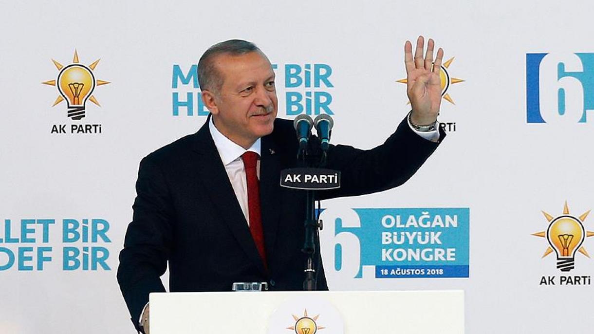 Rəcəb Tayyib Ərdoğan yenidən Ədalət və İnkişaf Partiyasının sədri seçildi