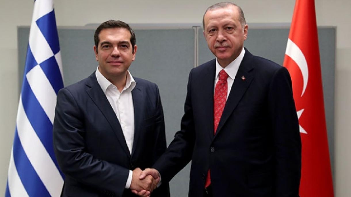 یونان باش وزیری تورکیه گه تشریف بویوره دی