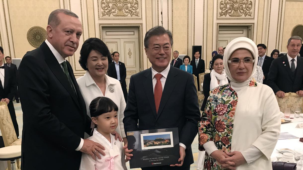 رئیس جمهور اردوغان به کوریای سفر کرد