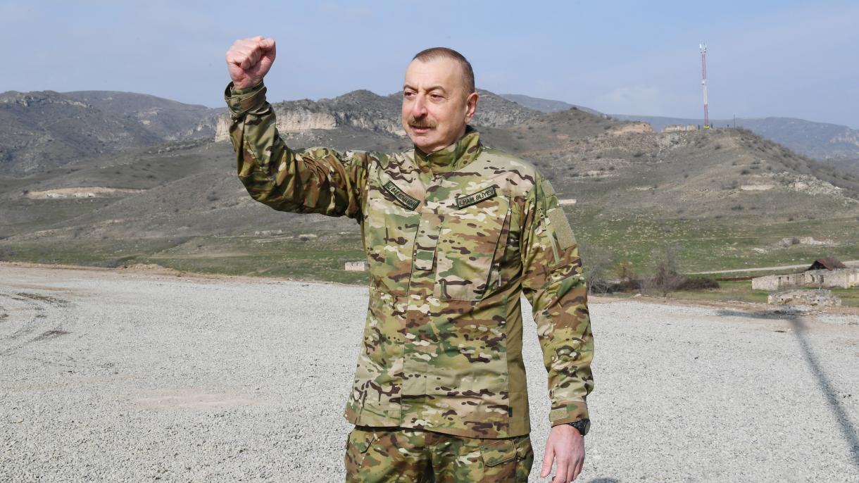 Azərbaycan Prezidenti Əliyev Ermənistanın işğalından azad olunan bölgələri ziyarət edib