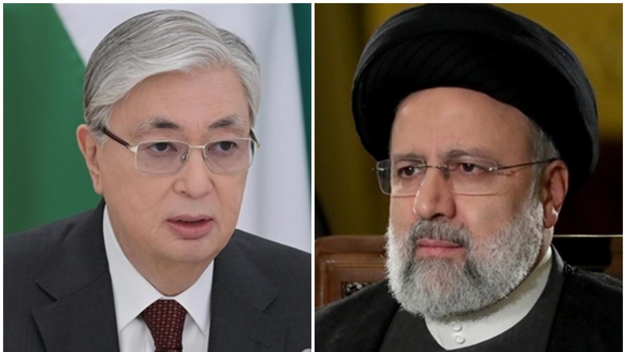 İran vә Qazaxıstan prezidentlәri arasında telefon danışığı olub