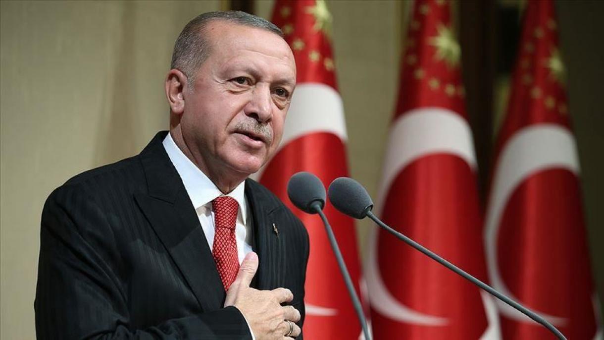 Erdogan DKTR-nyň Garaşsyzlyk güni mynasybetli ýüzlenme çap etdi