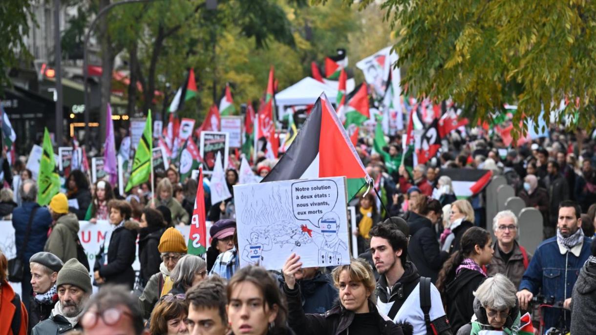 ادامه موج تظاهرات حمایت از فلسطین در کشورهای مختلف جهان