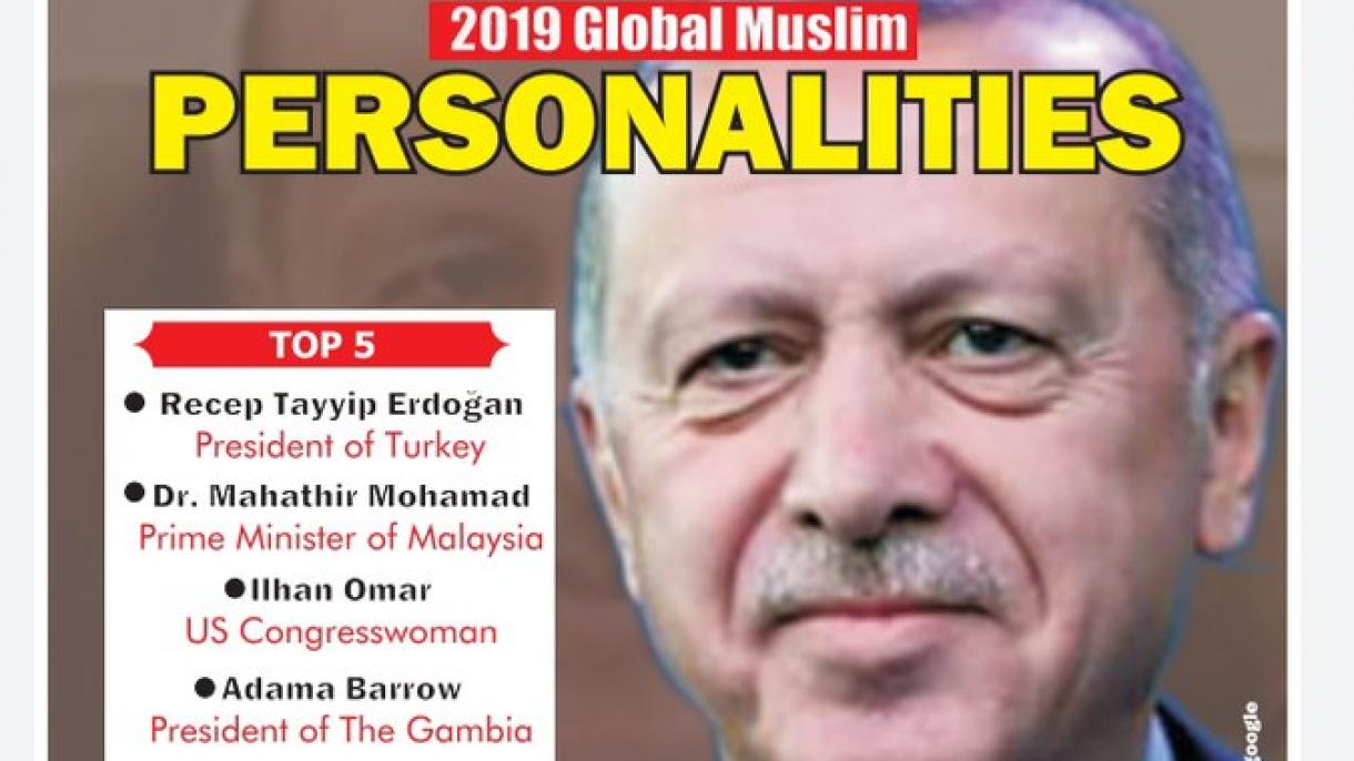 Presidente Erdogan, eleito pela segunda vez como a "Personalidade Muçulmana Global"