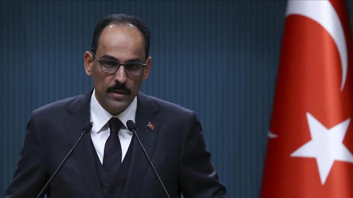 İbrahim Kalın köztársasági elnöki szóvivő: csak politikai jellegű