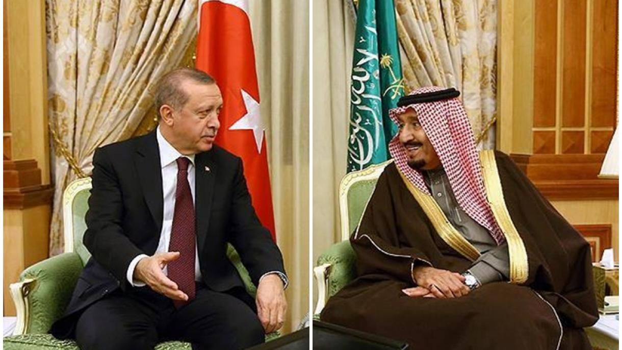Ердоган разговаря с крал Селман