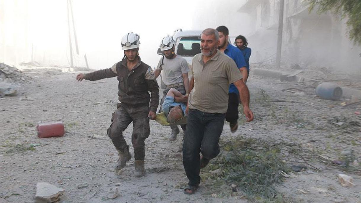 Les hélicoptères de l’armée syrienne ont largué des barils d’explosifs sur Alep