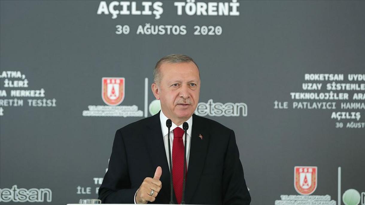 Эрдоган: «Суюк күйүүчү отундуу ракета кыймылдаткычтарын космостук сыноолорго киргизебиз»