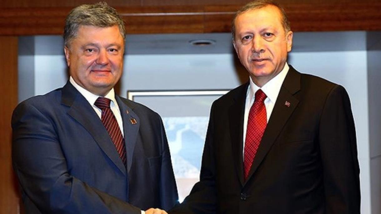 رؤسای جمهور ترکیه و اوکراین با هم دیدار کردند