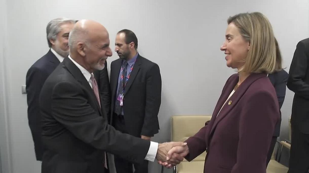 欧盟外交与安全政策高级代表莫盖里尼访问阿富汗