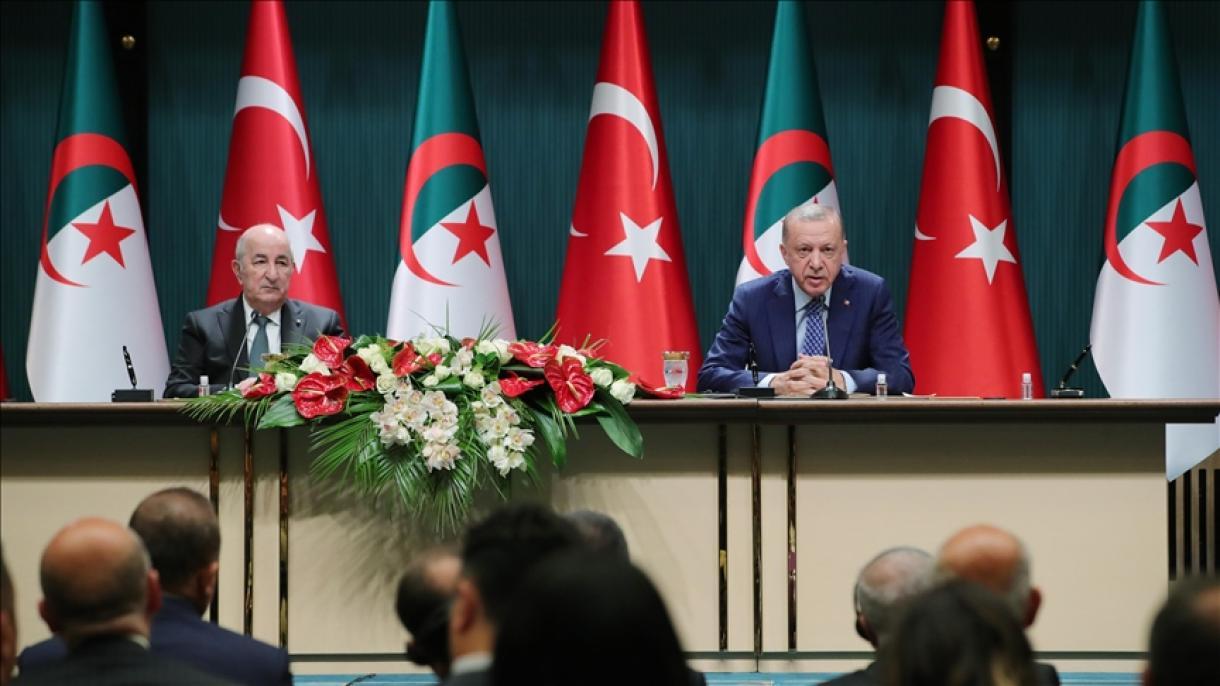 ترک صدر کی الجزائر کے صدر سے استنبول میں ملاقات