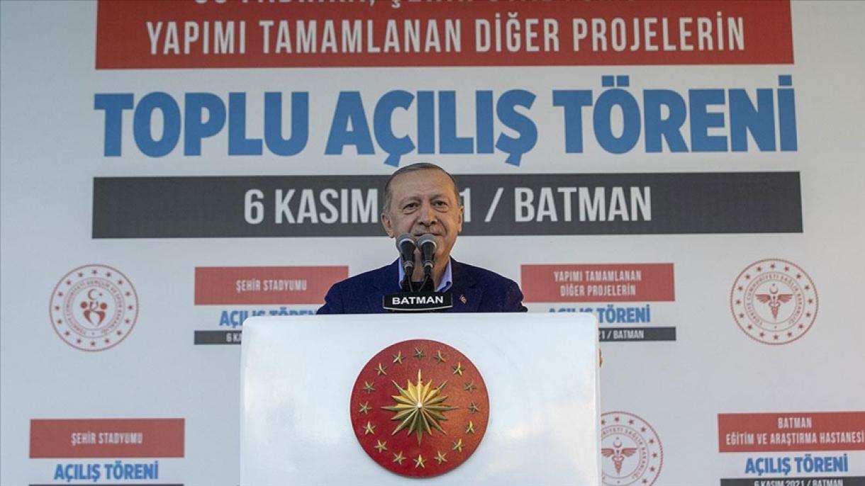 Erdogan subraya que la banda terrorista no tiene cabida en el futuro de Turquía