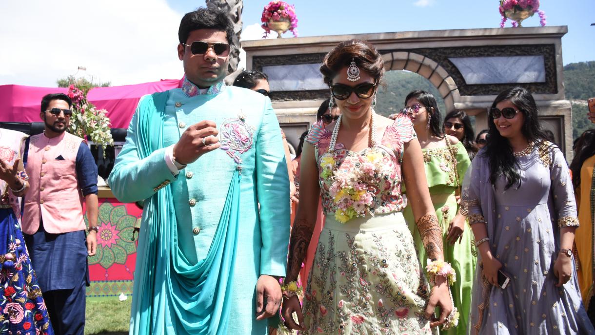 Φαντασμαγορικός ινδικός γάμος στο Μπόντρουμ