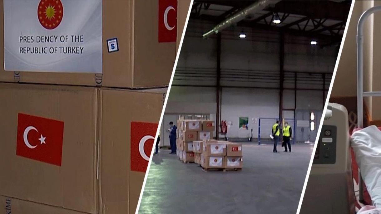 ارسال تجهیزات پزشکی توسط ترکیه برای ترک‌های آهیسکا
