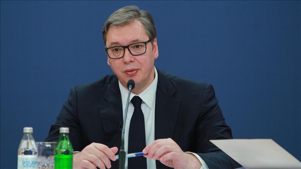 Belgrádban kérdésekre válaszolt Aleksandar Vucic