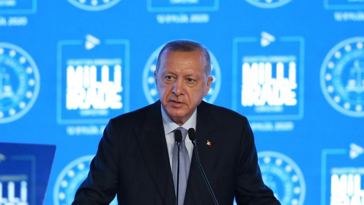 erdoghan sakarya zepiri munasiwiti bilen ishghaliyetchilerge qarshi küresh heqqide muhim sözlerni qildi