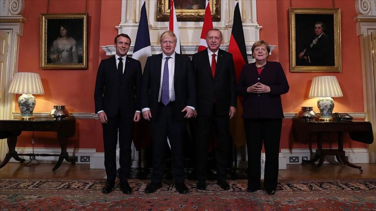 Török-német-francia-brit csúcstalálkozó zajlott Londonban