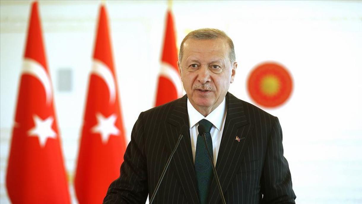 جمهور باشقانی اردوغان خالقی قوربان بایرامی موناسیبتیله تبریک ائتدیب