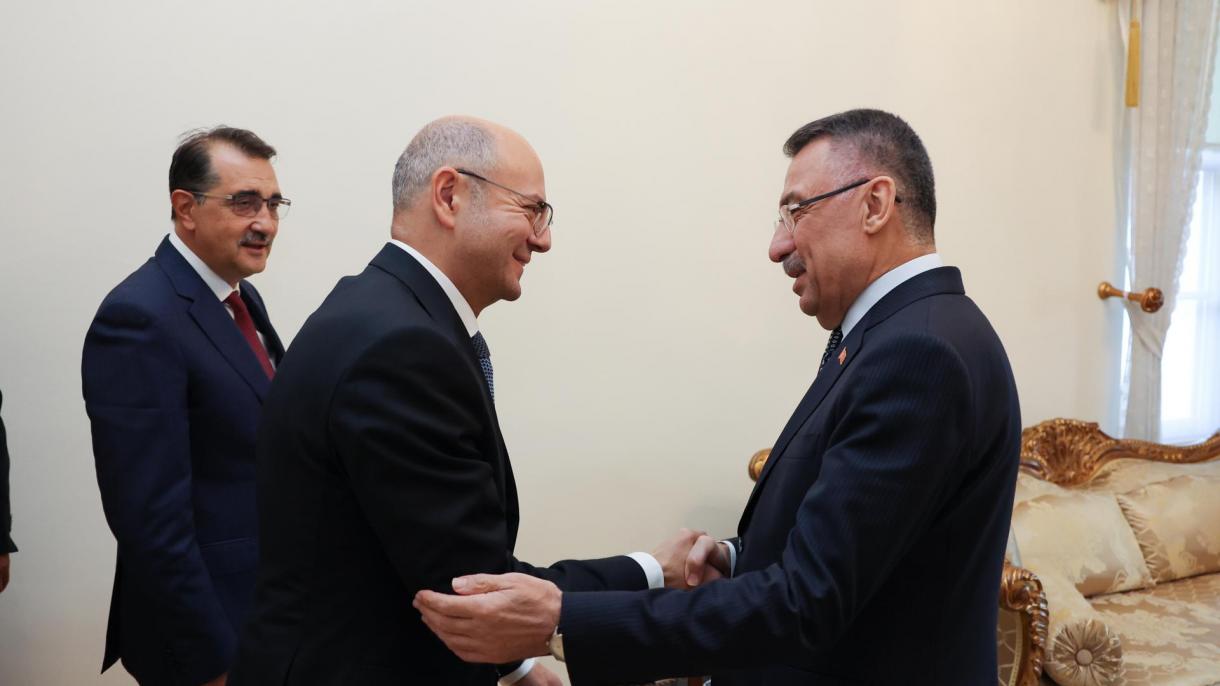 اوکتای با وزیر انرژی آذربایجان دیدار کرد