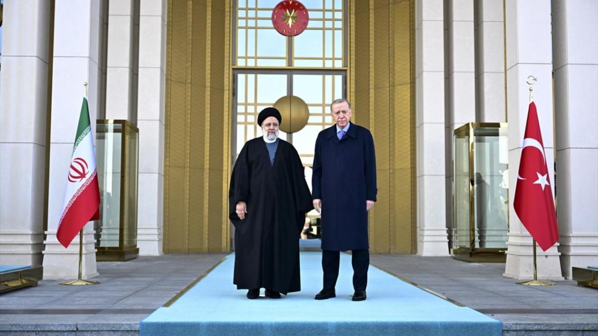 رئیس جمهور تورکیه از همتای ایرانی خود استقبال کرد