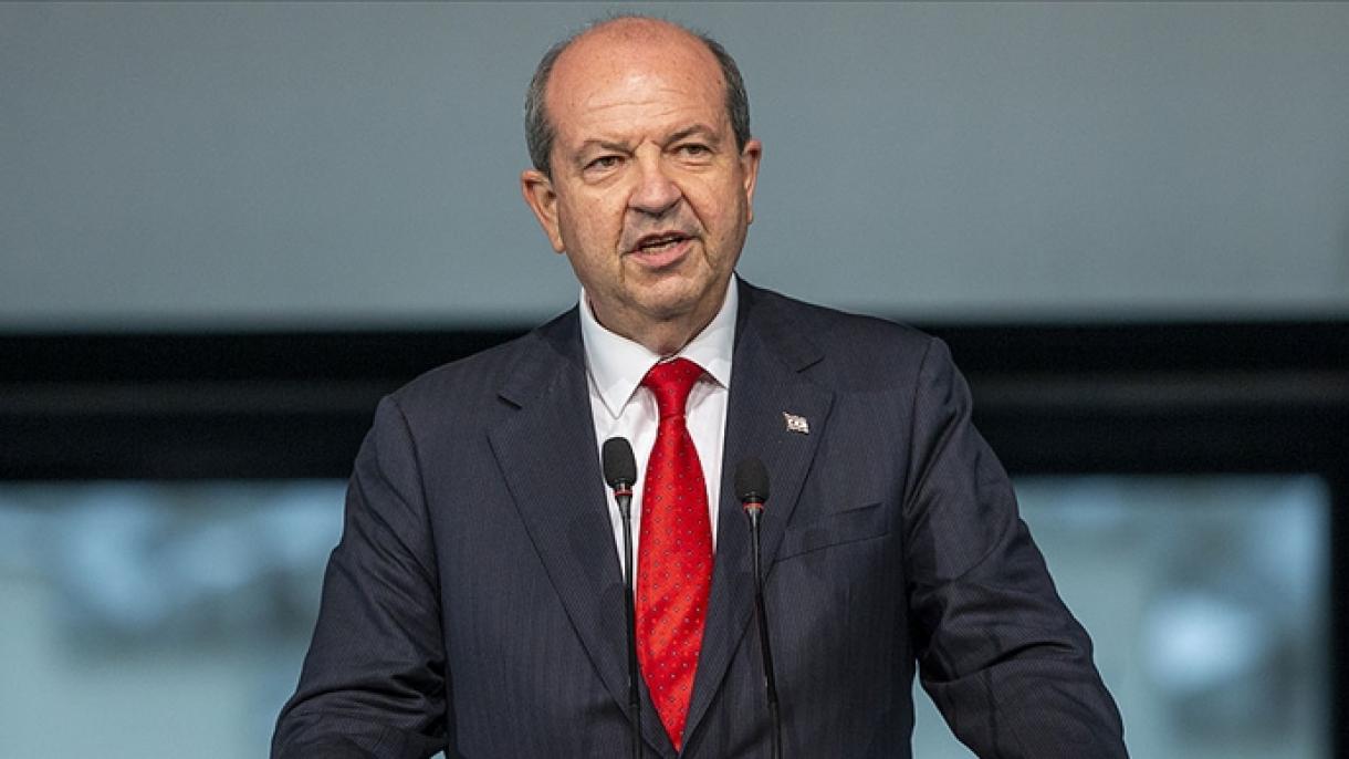 Ersin Tatar beynəlxalq ictimaiyyəti Şimali Kıbrıs (Kipr) Türk Cümhuriyyətini tanımağa çağırıb