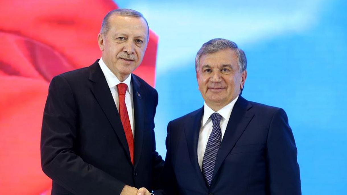جۇمھۇر رەئىس ئەردوغان ئۆزبېكىستان پىرېزىدېنتى بىلەن تېلېفوندا كۆرۈشتى