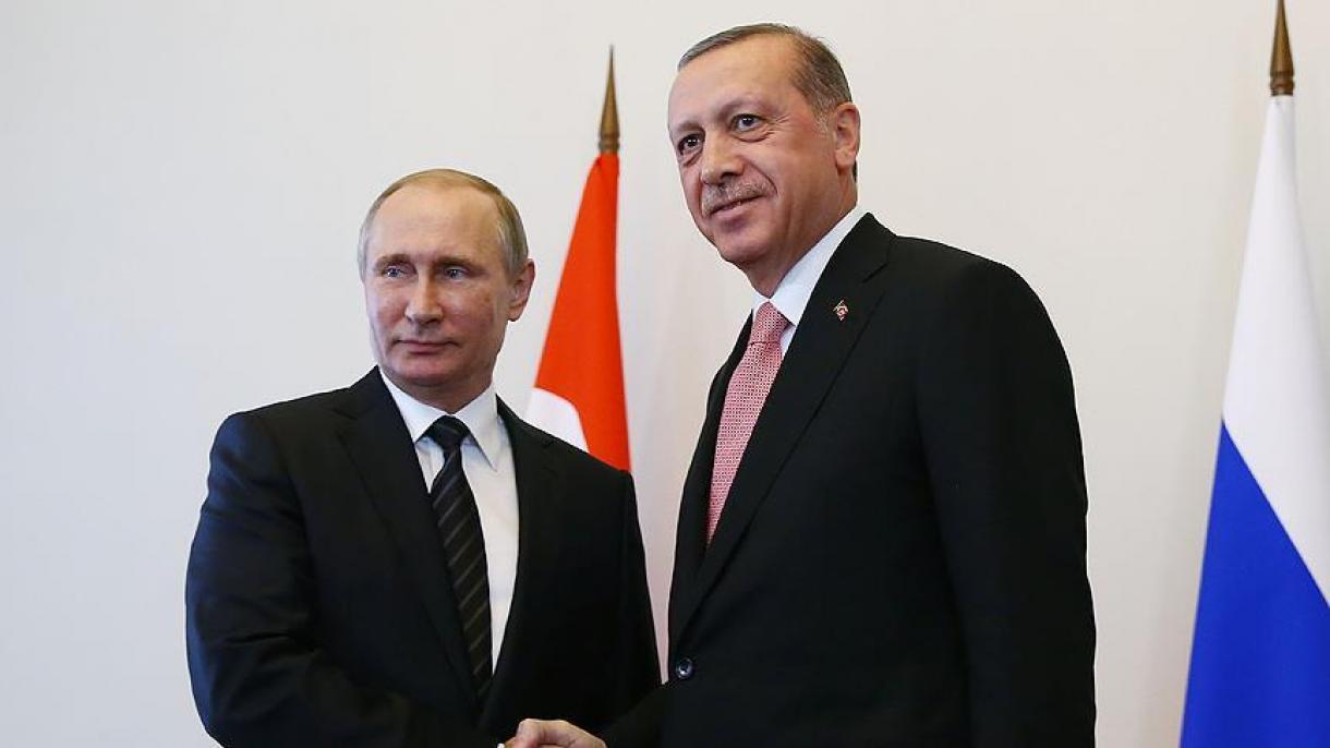 ترک اور روسی صدر کی ٹیلی فون پر بات چیت