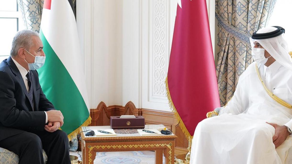 دیدار  محمد اشتیه و امیر قطر در دوحه