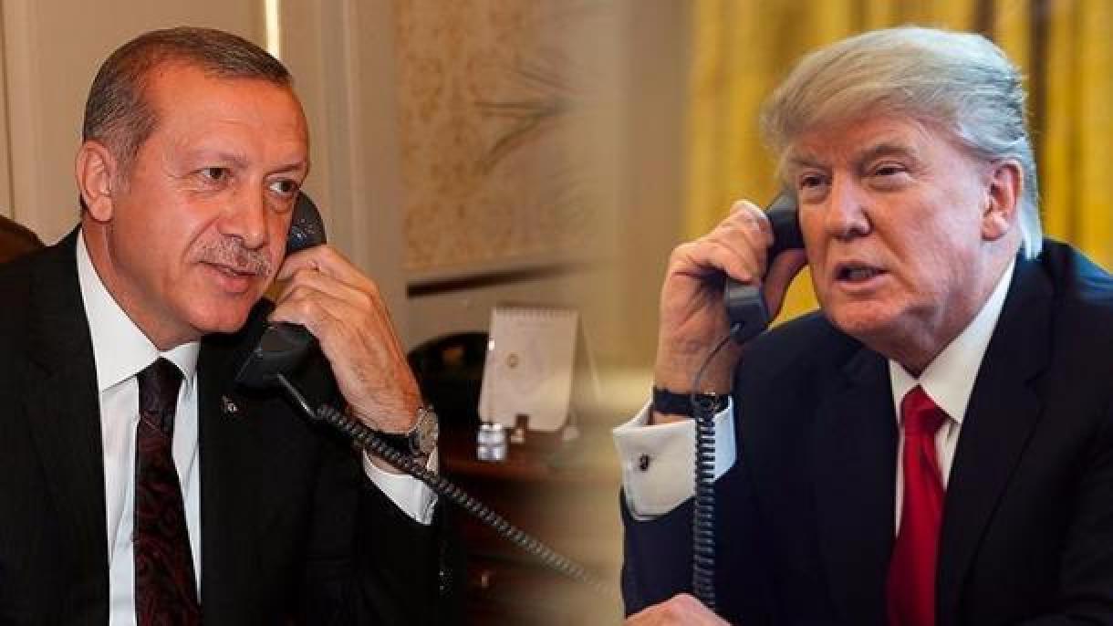 Erdogan e Trump discutem a zona segura na Síria por telefone