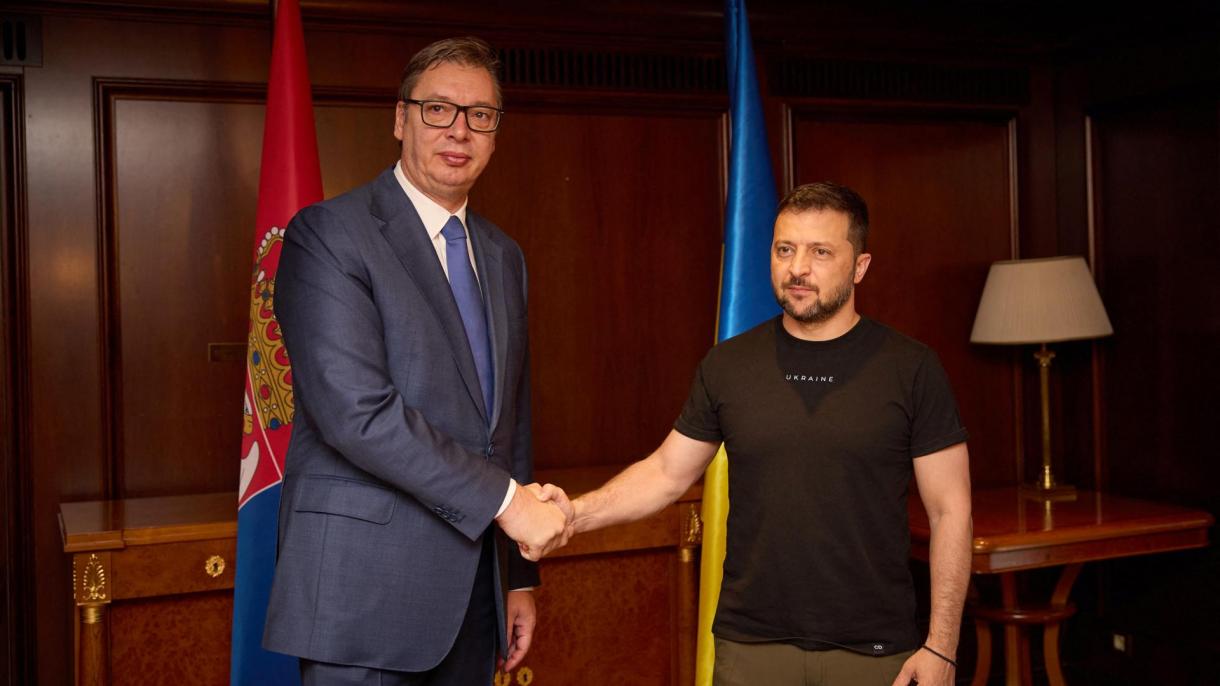 رئیس جمهور صربستان با همتای اوکراینی خود ملاقات کرد