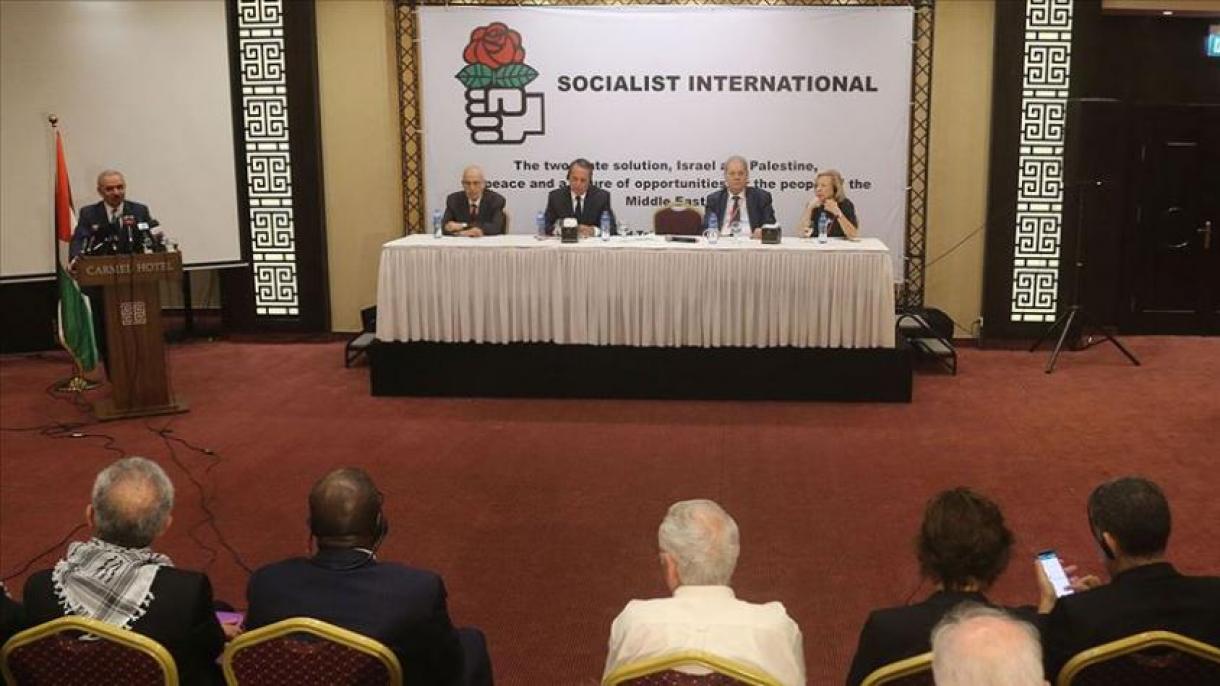 Internacional Socialista convoca a todos los estados para reconocer a Palestina sin condiciones
