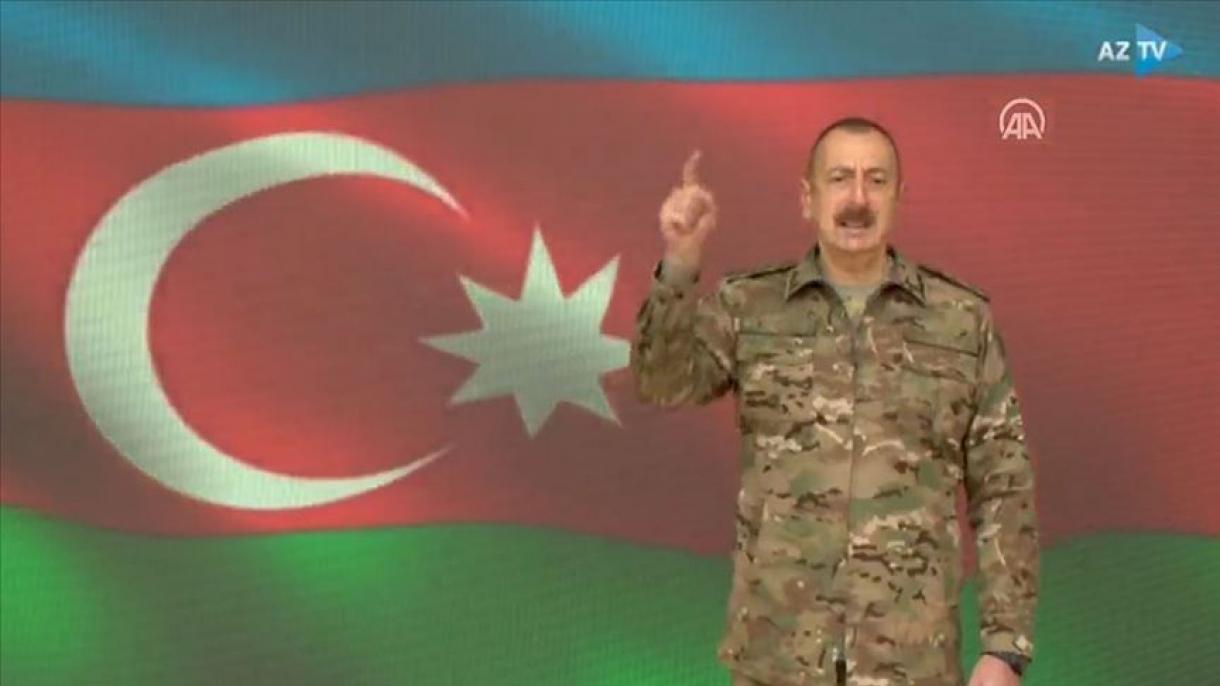 Aliyev: "Foi libertada a cidade de Susha, de importância crítica"