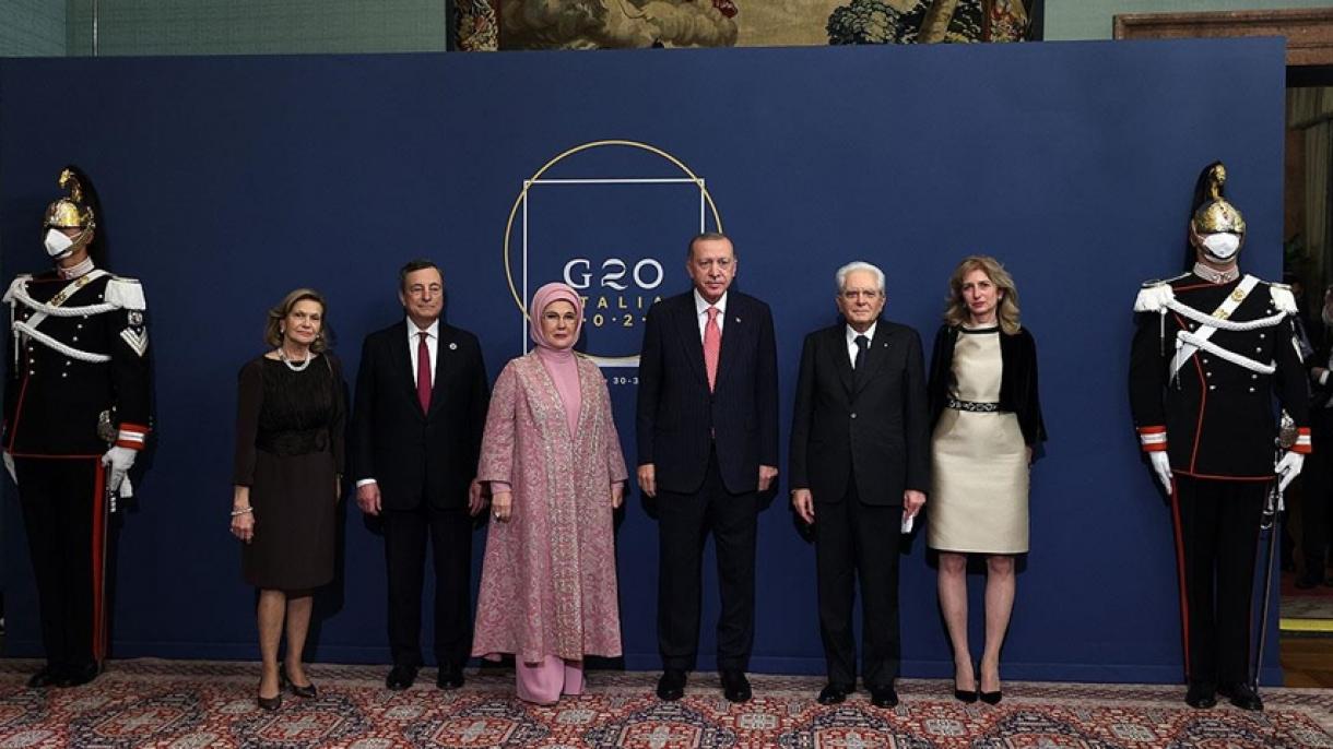 埃尔多安总统与夫人在G20出席晚宴
