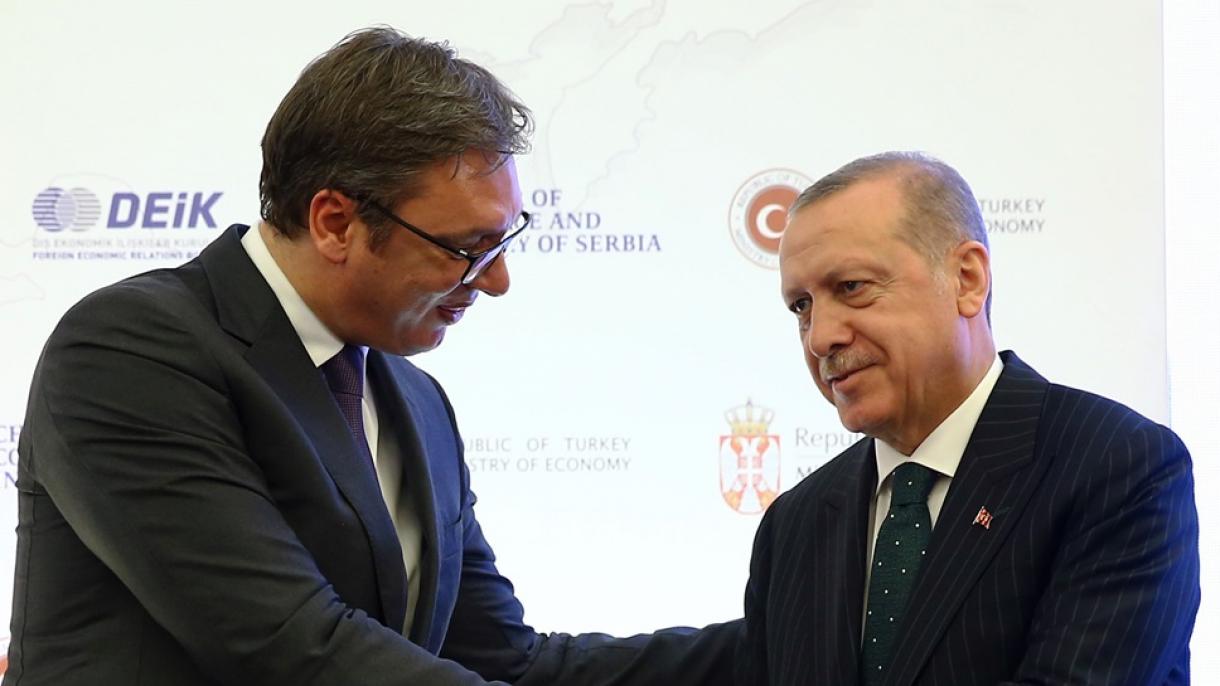 Erdogan: "A Sérvia é um país-chave para a paz e estabilidade dos Bálcãs"