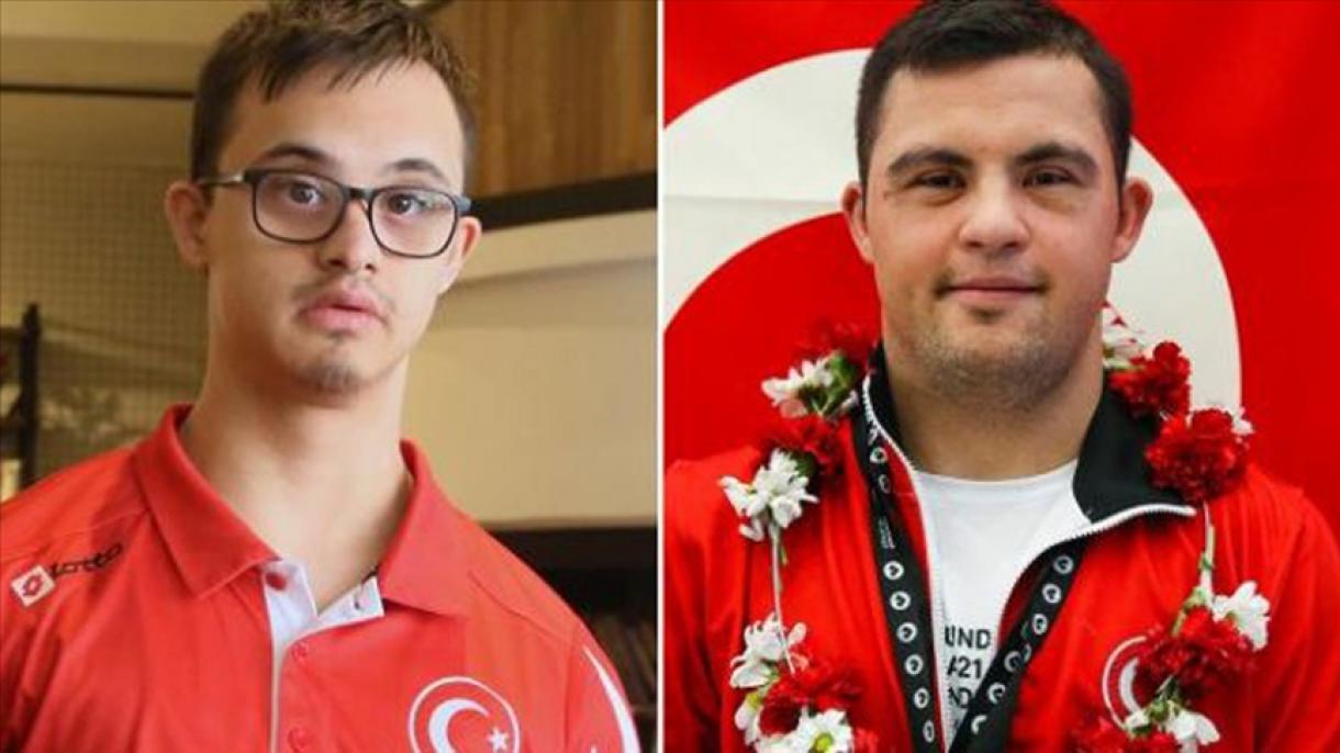 Daun sindromlı törek sportçıları Awrupa çempionı