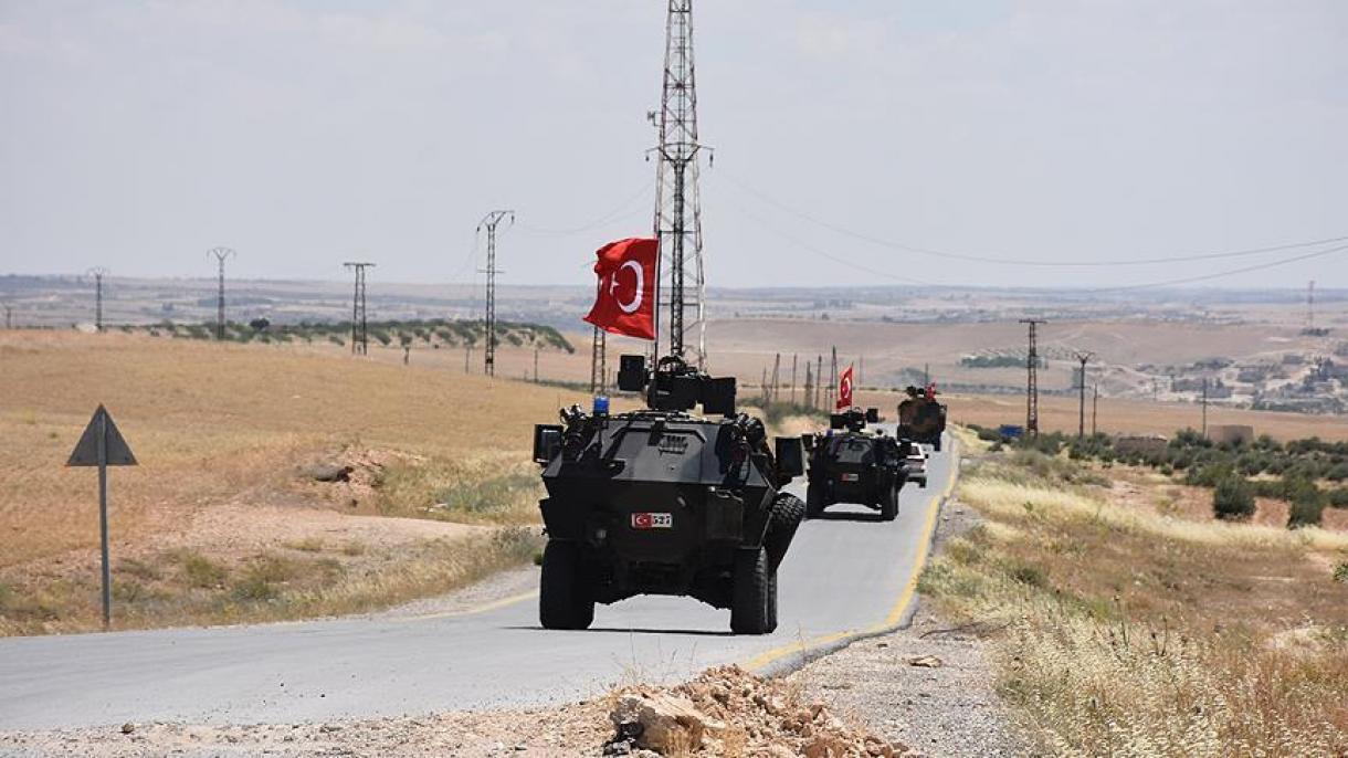 54 امین مرحله عملیات گشت زنی ارتش ترکیه در منبج به پایان رسید