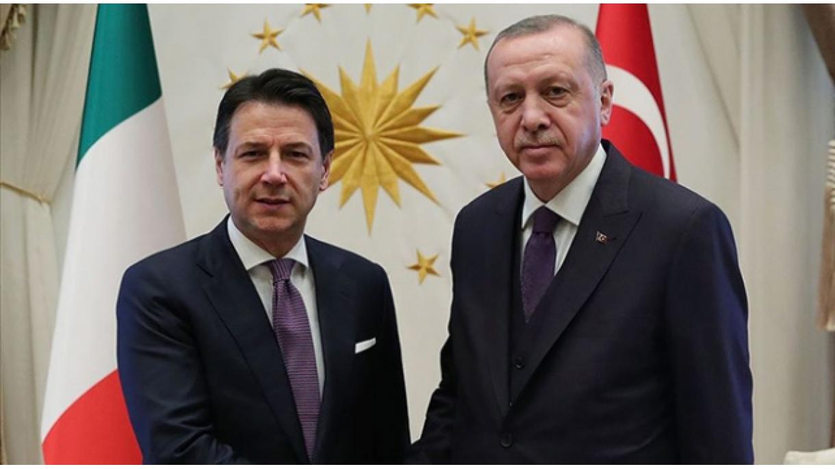 گفتگوی تلفنی رئیس جمهور ترکیه با نخست وزیر ایتالیا