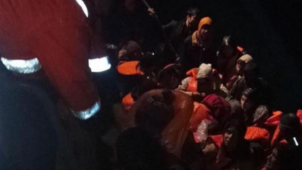 گارد ساحلی ترکیه 43 پناهجو را نجات داد