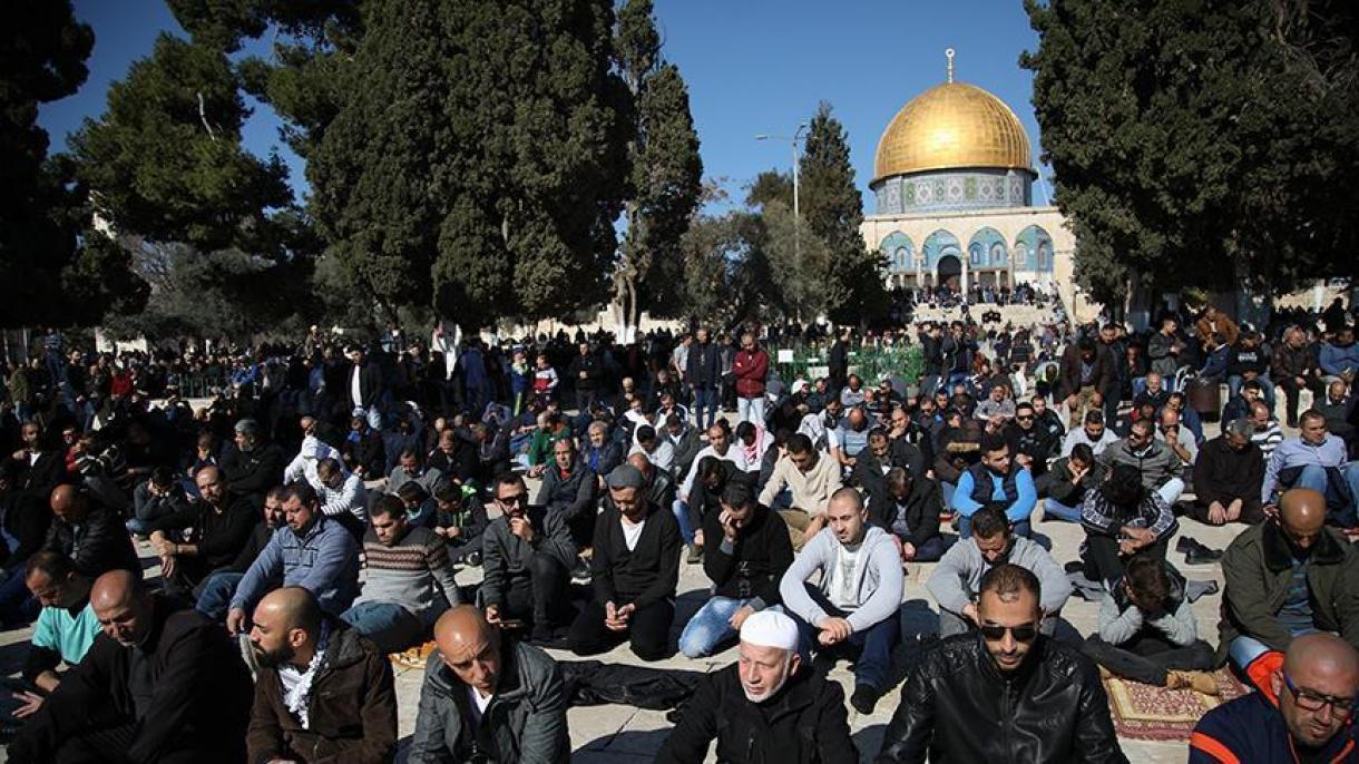 ئاشقۇن يەھۇدىيلار جۈمە كۈنى مەسجىدى ئەقسانى بېكارلاپ بېرىشنى تەلەپ قىلماقتا