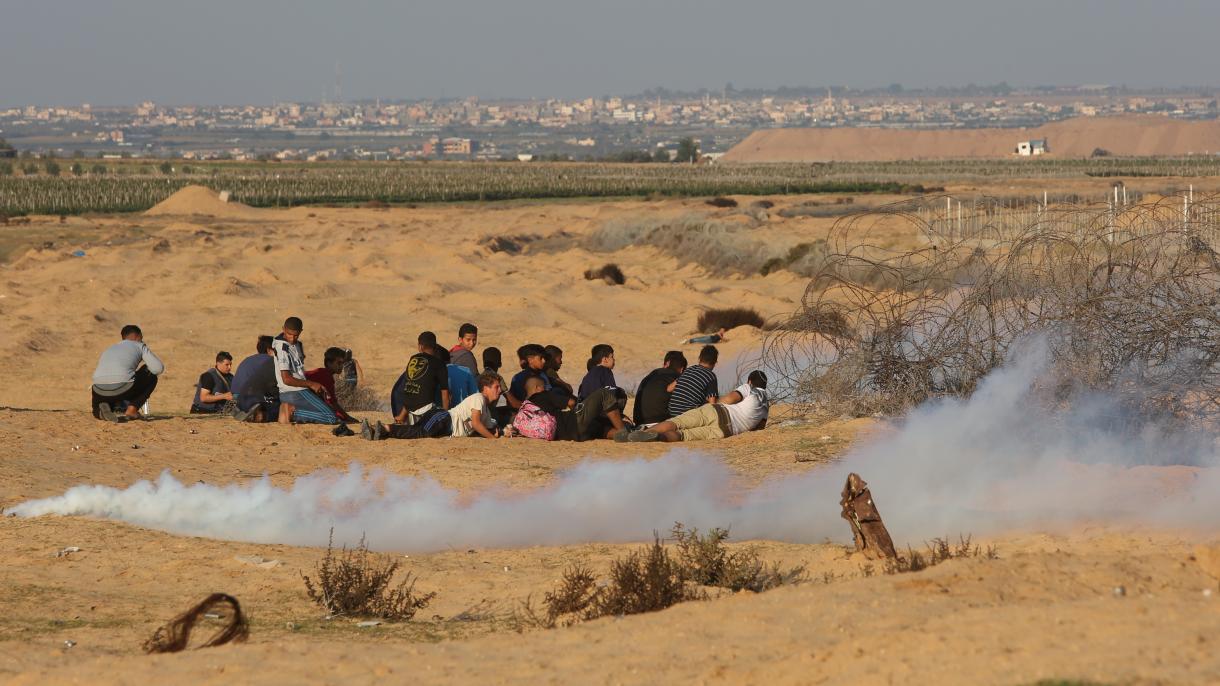 Les soldats israéliens tirent des balles réelles sur les manifestants palestiniens