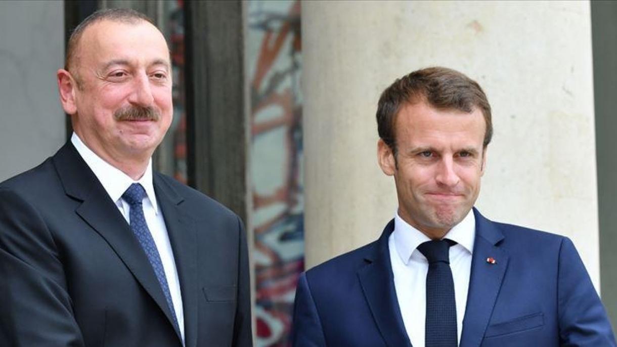 Aliyev y Macron hicieron una conversación telefónica